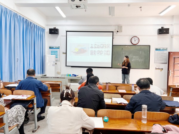 世界杯官网举行学习宣传贯彻党的二十大精神青年教师教学竞赛(图1)